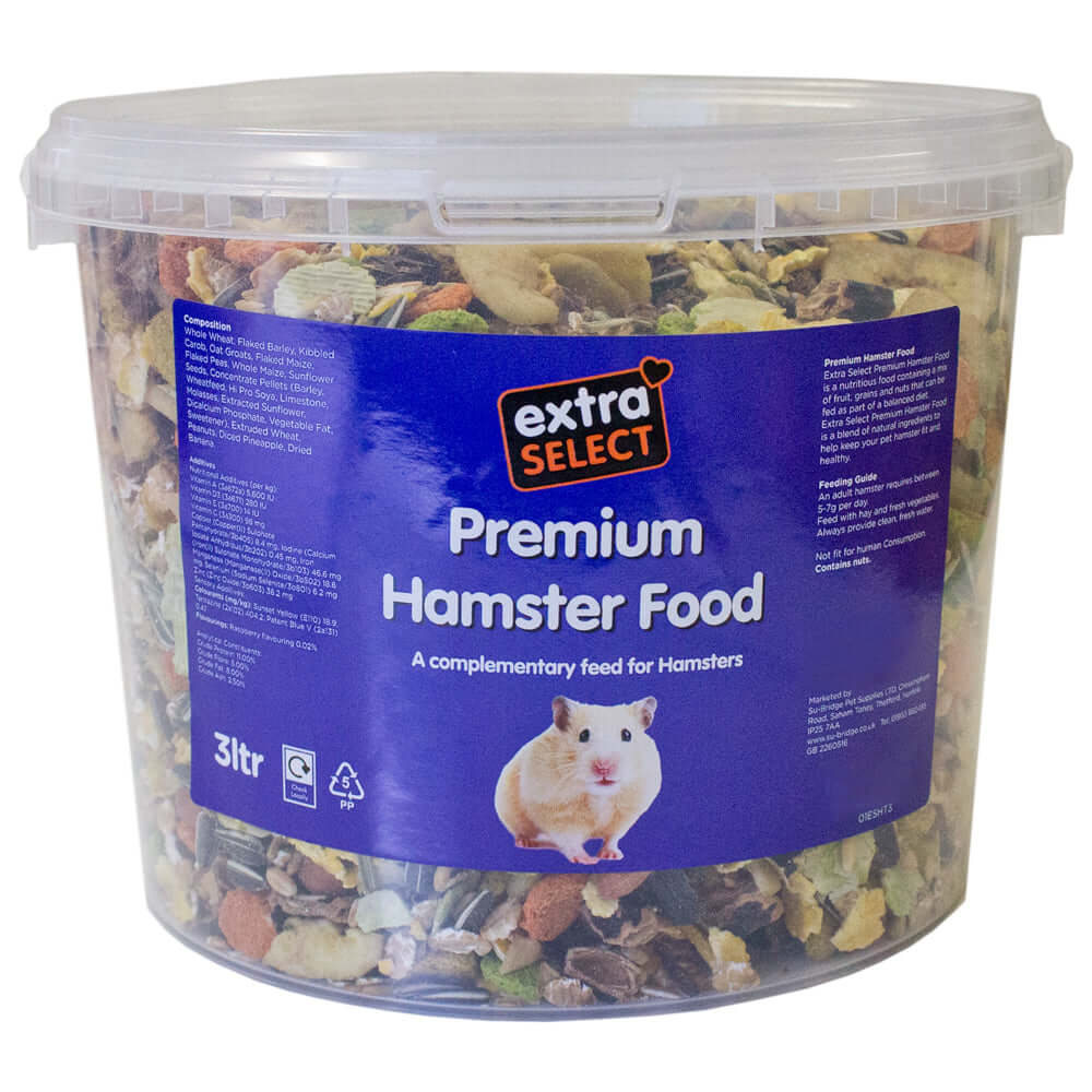 Premium Hamster Food Bucket