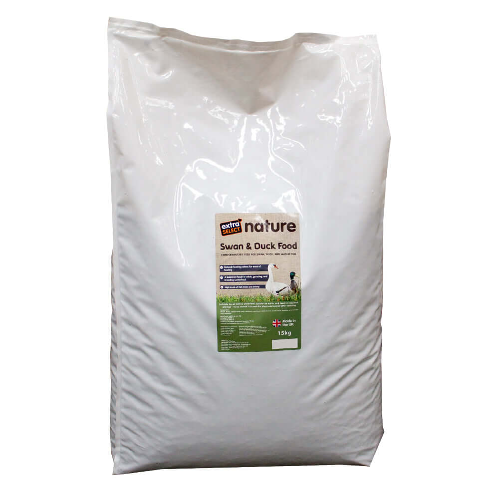 15kg bag of Extra Select Nature Swan & Duck Feed