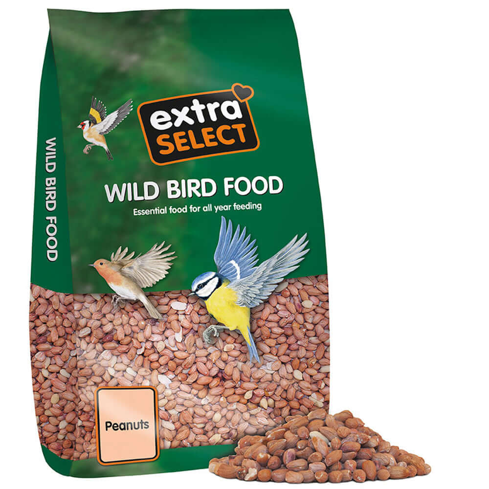 12.75kg bag of Extra Select Wild Bird Food Peanuts