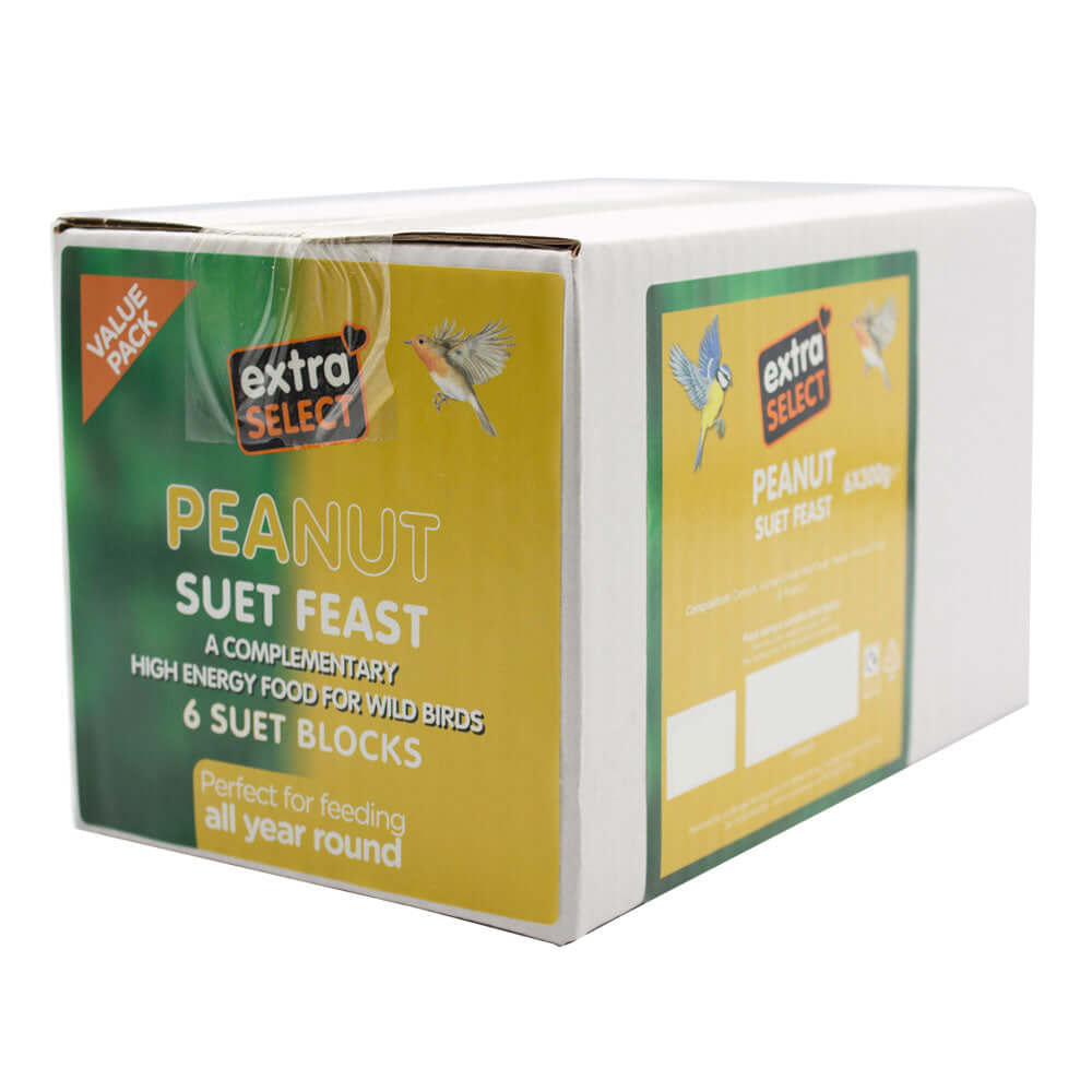 Extra Select Peanut Suet Block 6 x 300g