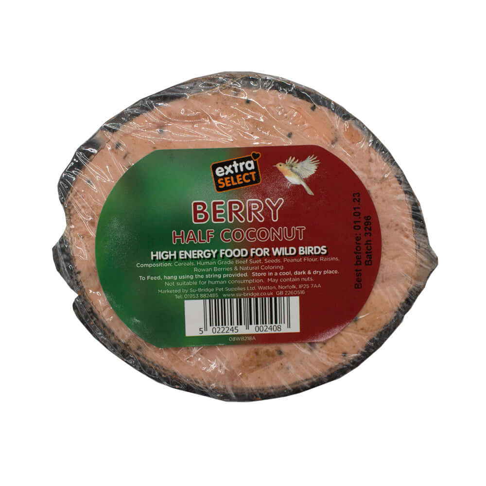 Extra Select Half Filled Berry Suet Coconuts