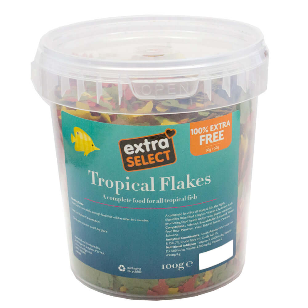 Extra Select Tropical Flakes for tropical fish