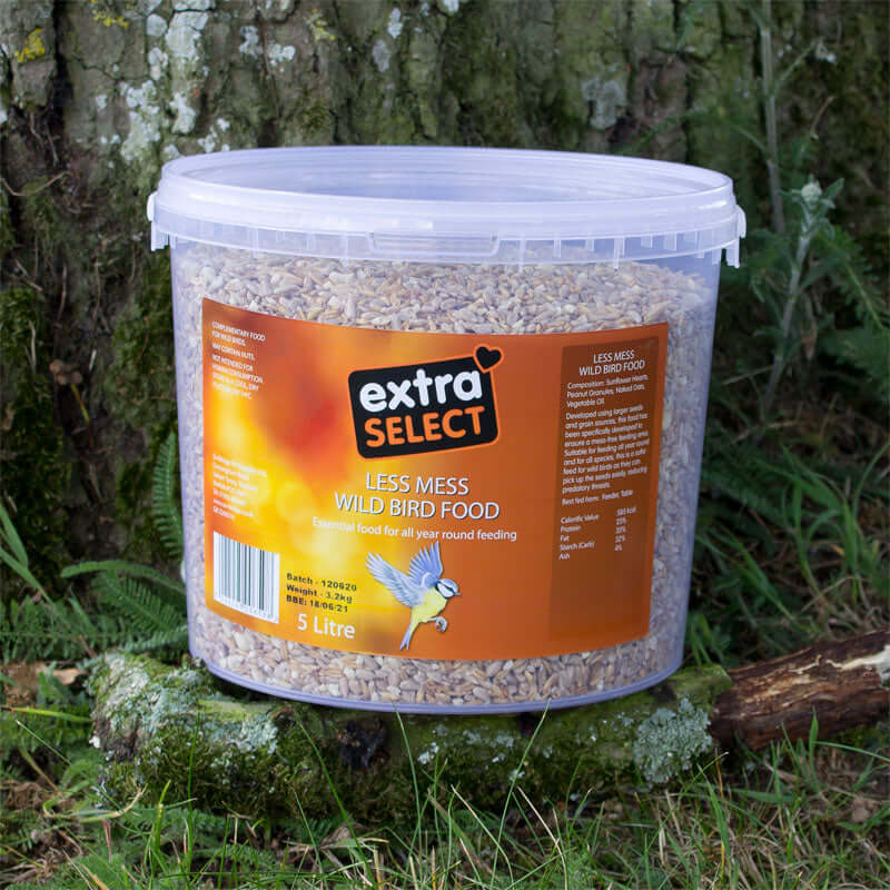 5ltr bucket of Extra Select Less Mess Wild Bird Food