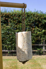 Extra Select hanging suet cake in the summer